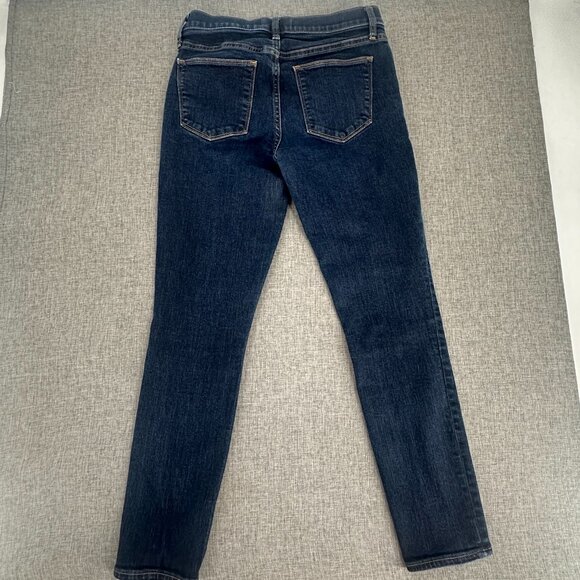 Gap 1960 True‎ Skinny Jeans 27 waist Regular Cotton Blend Low Rise Dark Blue - Picture 10 of 12